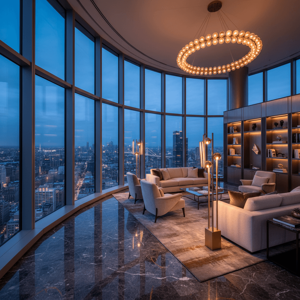 Modern building lobby protected by Vodotech security